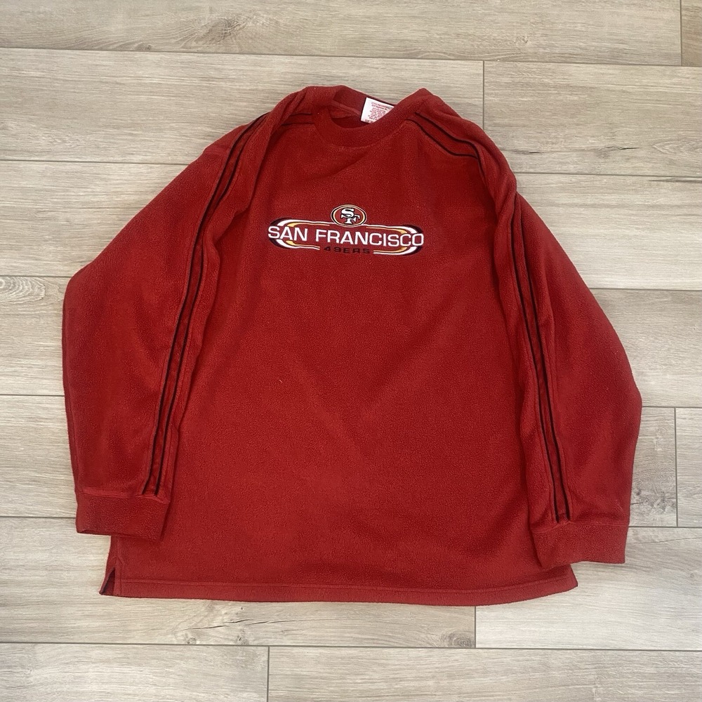 Vintage 49ers Pullover Fleece Sweatshirt Adult Size XL Sportswear NFL Y2K VTG